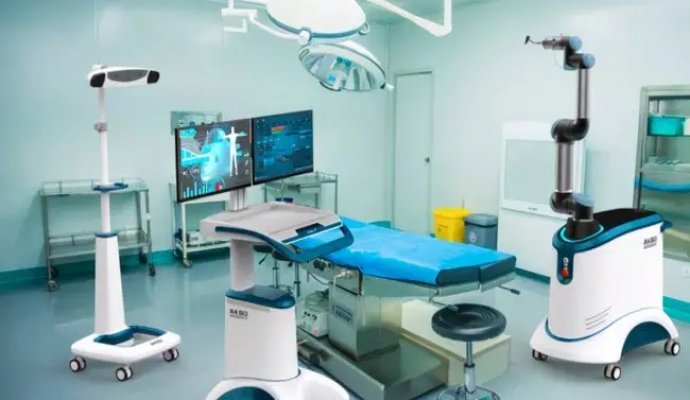 機器人服務(wù)的關(guān)鍵領(lǐng)域——醫(yī)療機器人（無線充電）