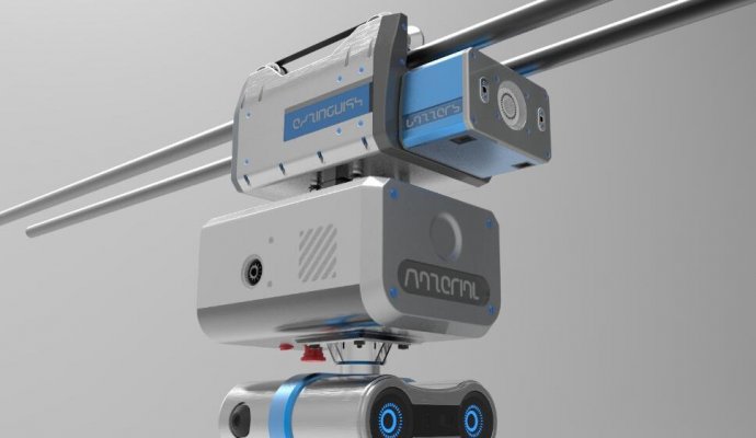 高效準確的掛軌式巡檢機器人：優化電力設備巡檢流程的無人化解決方案（無線充電）