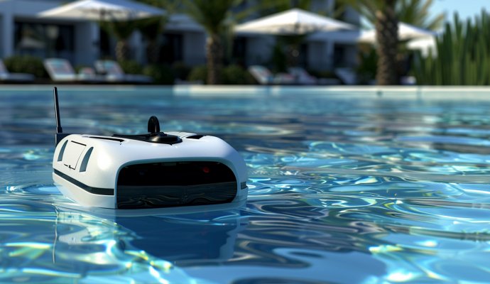 泳池清潔水下機(jī)器人的電池能源管理系統(tǒng)（無(wú)線充電）