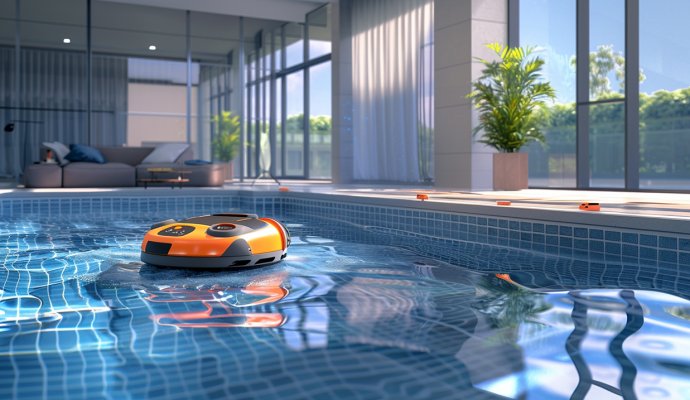 智能清潔：泳池機器人的無線充電技術變革