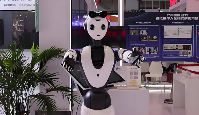 智能導游機器人引領旅游新風尚的科技向導（無線充電）